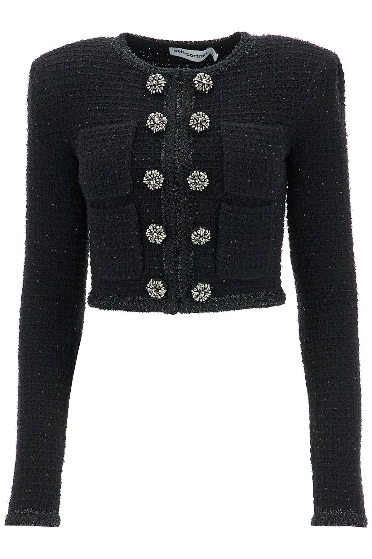 short jacket with sequins