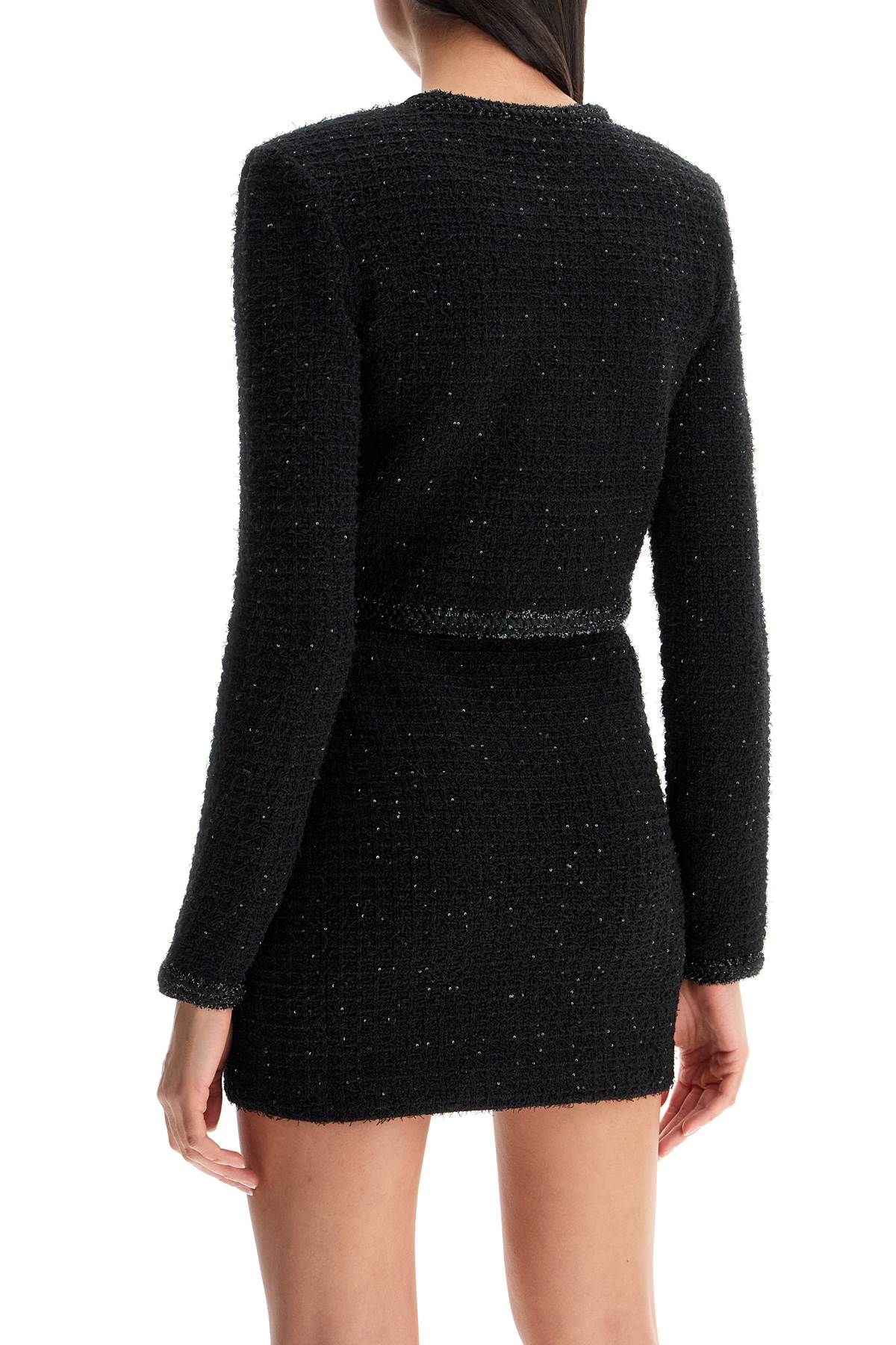 short jacket with sequins