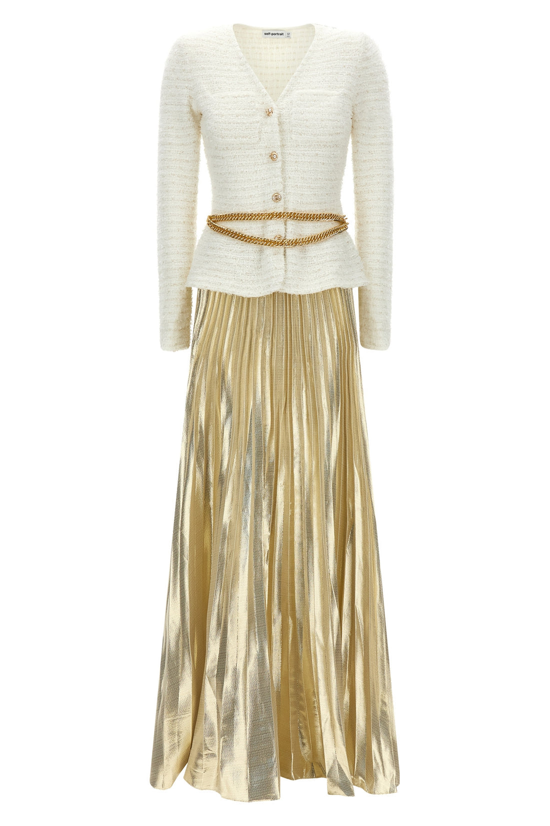 SELF PORTRAIT 8 the self-portrait long dress masterfully blends two sartorial souls into one el