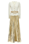 the self-portrait long dress masterfully blends two sartorial souls into one el