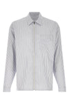 striped light cotton poplin shirt