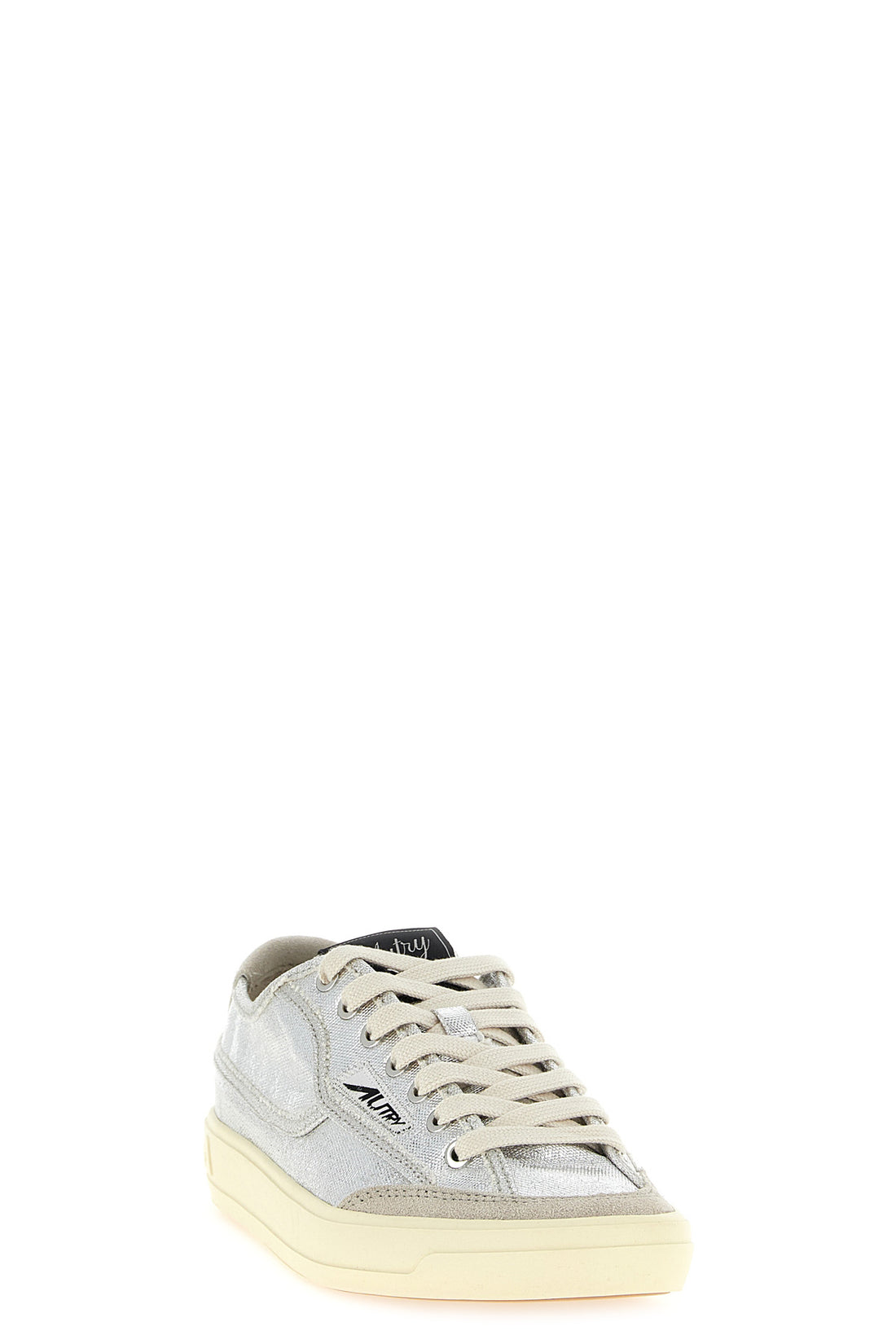 AUTRY 36 windscape low sneakers in metallic canvas