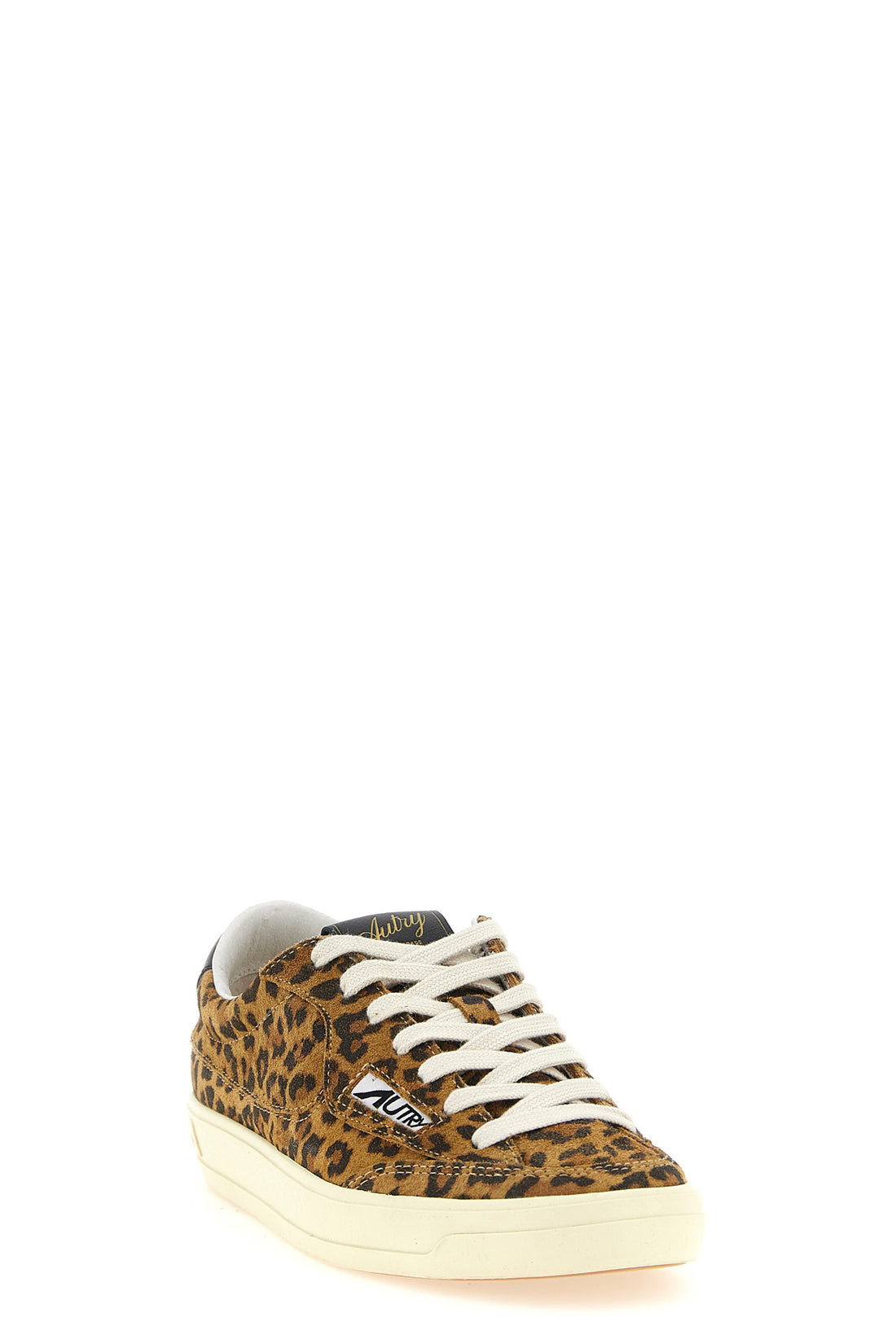 AUTRY 36 windscape low leopard-print suede sneakers