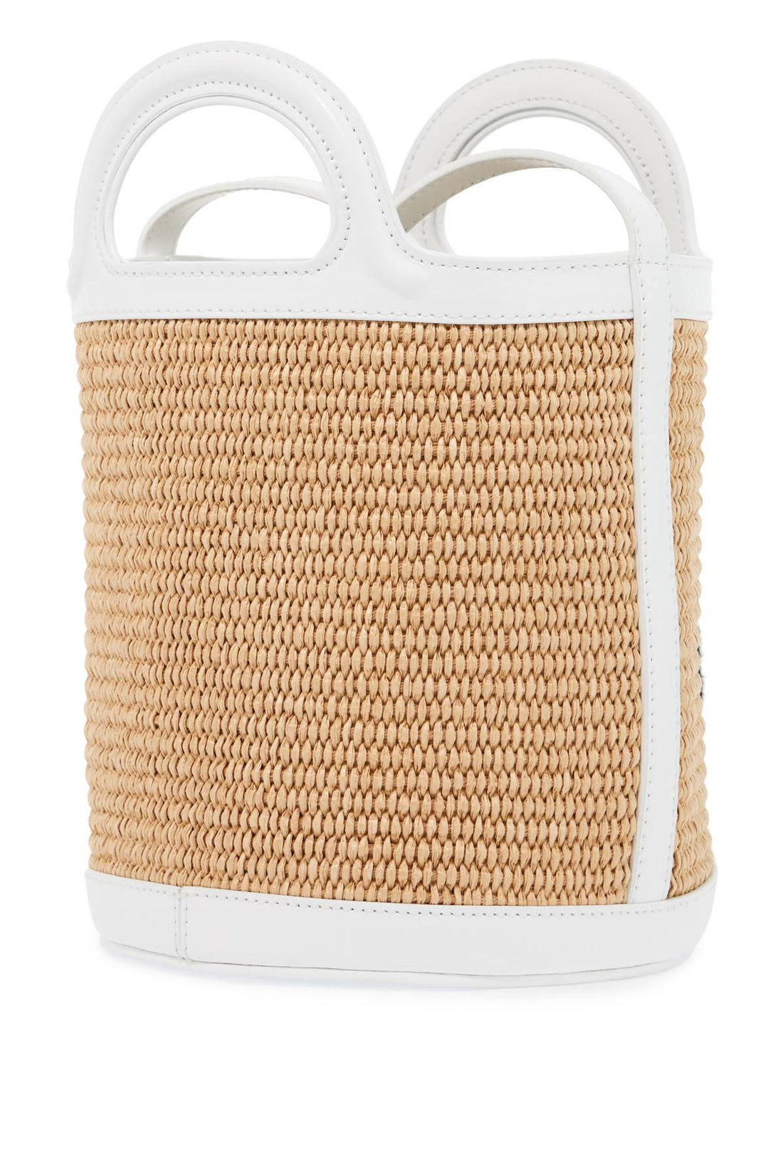 raffia tropicalia bucket bag