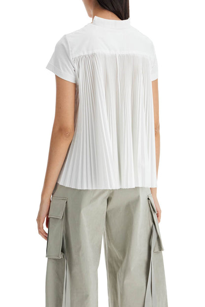 pleated back t-shirt