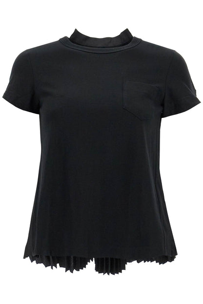 pleated back t-shirt