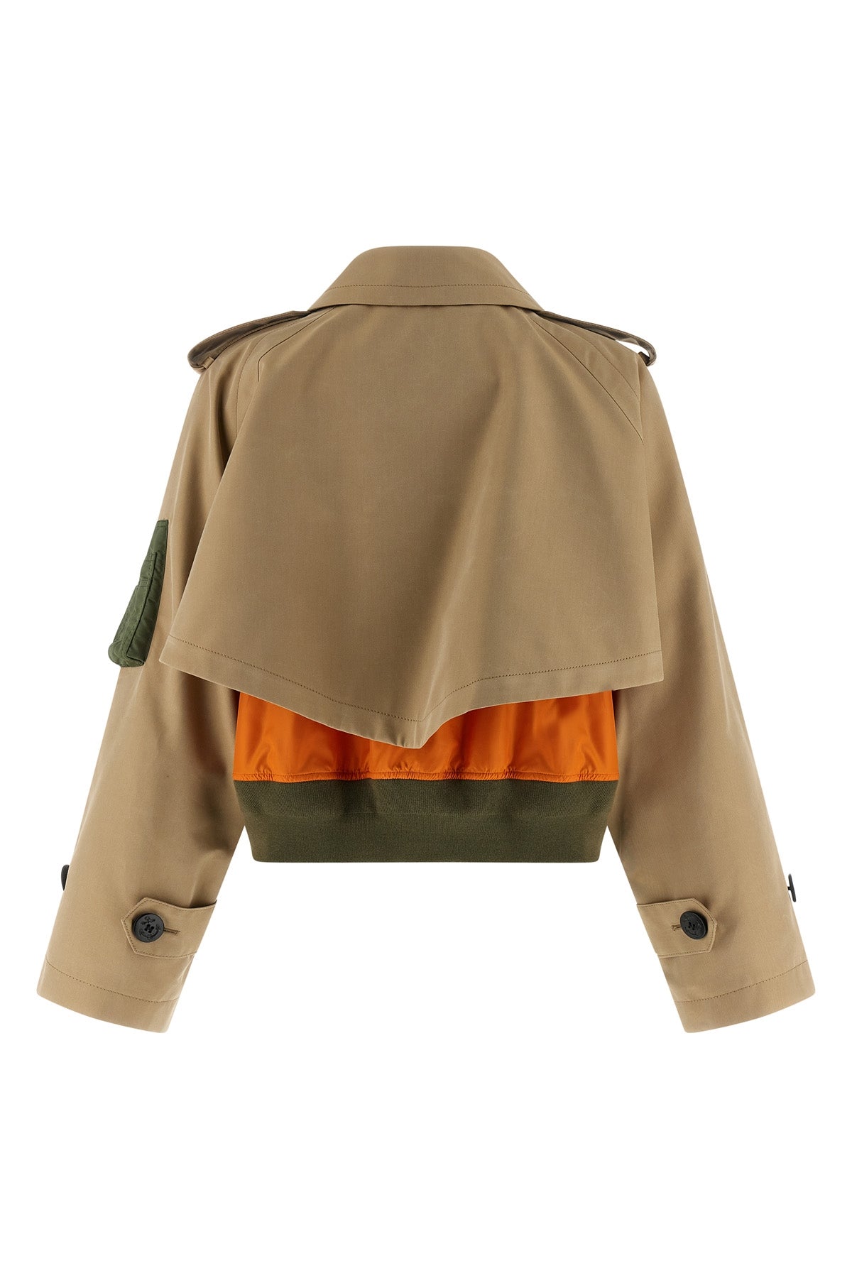 double layer trench coat