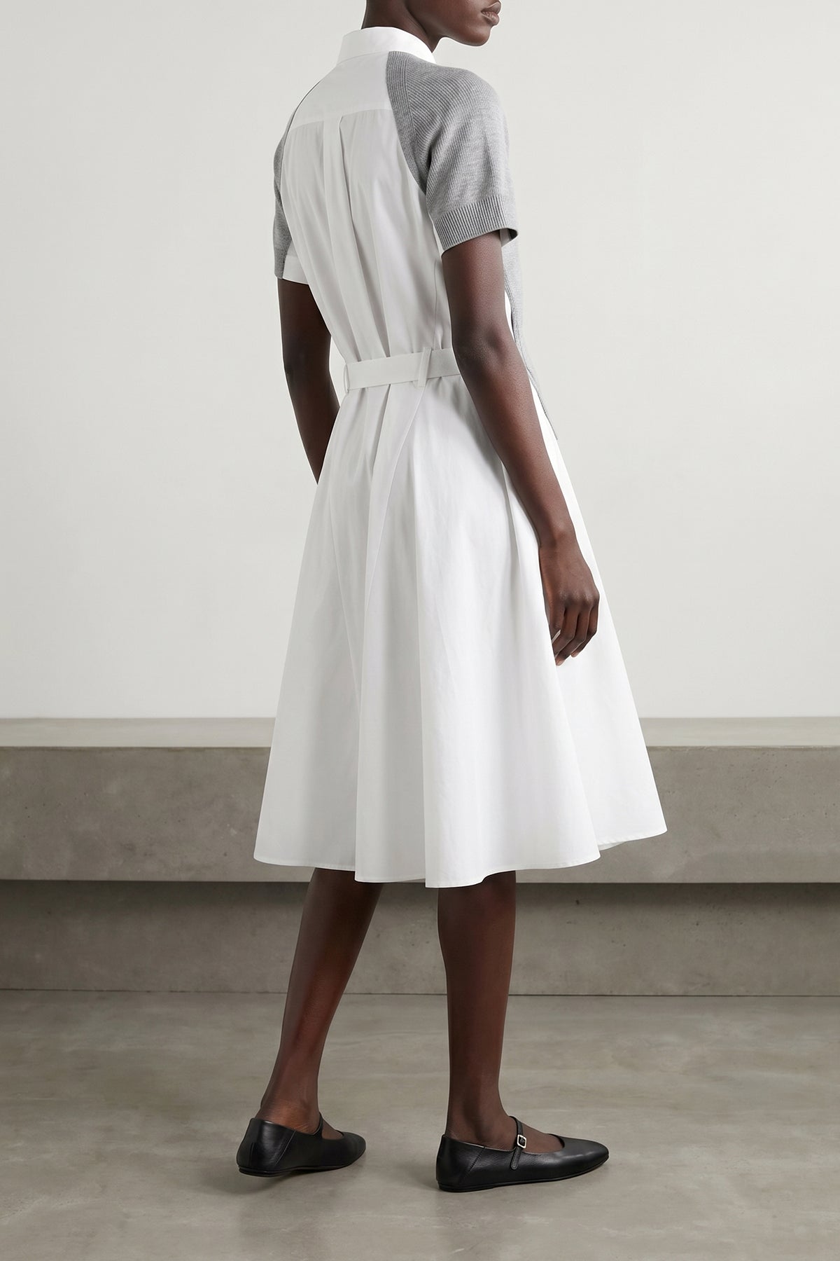 hybrid midi dress