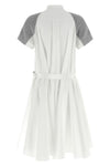 hybrid midi dress