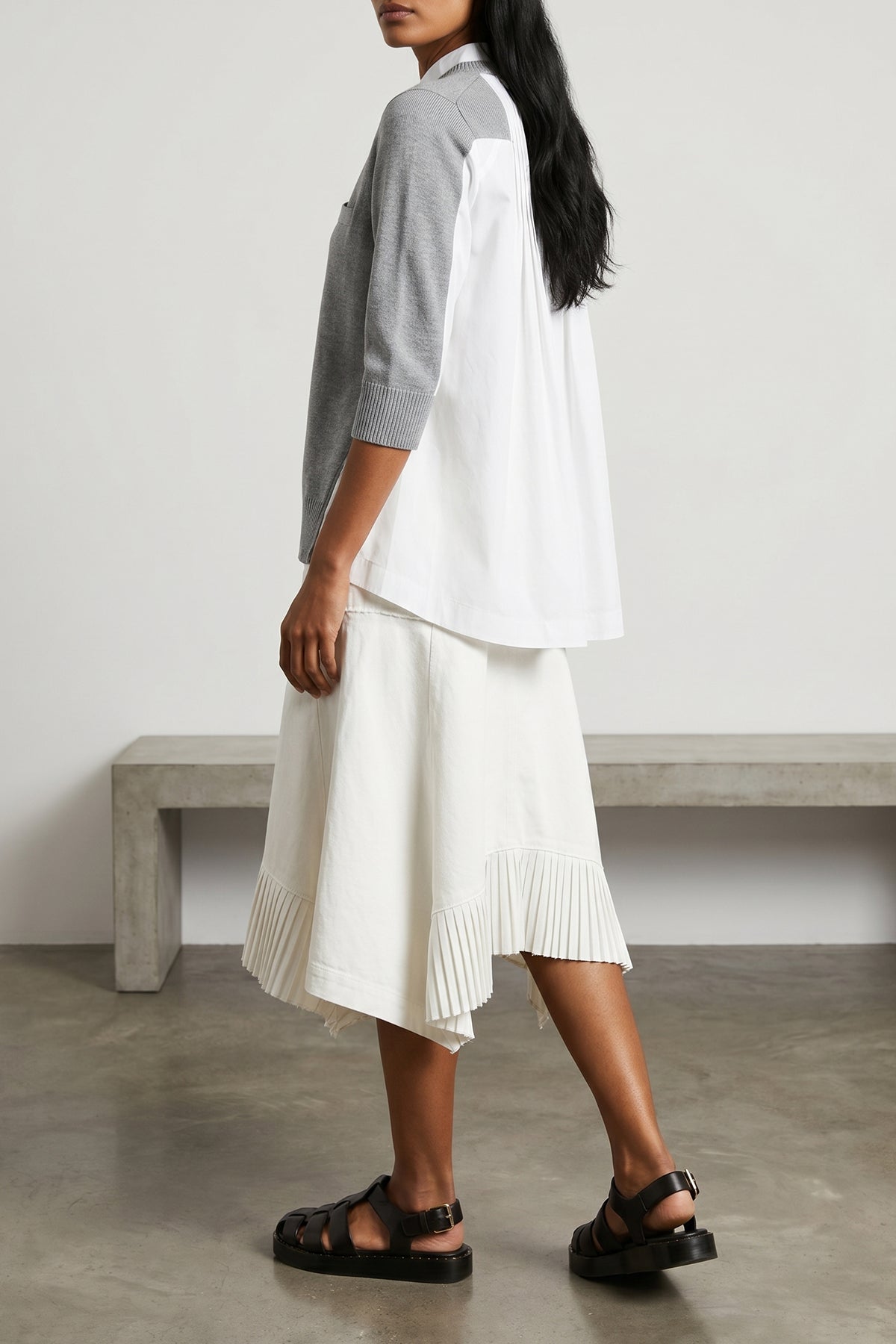 asymmetrical sweater