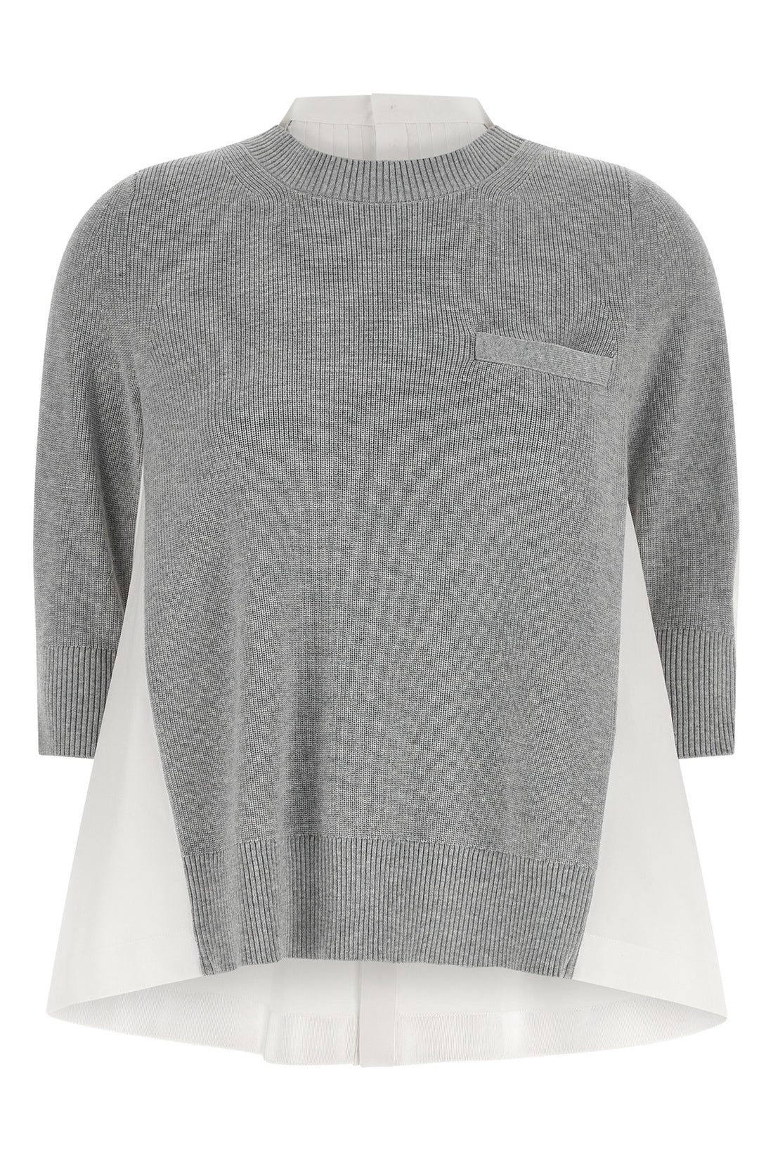 SACAI 3 asymmetrical sweater