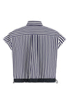 striped cotton poplin shirt