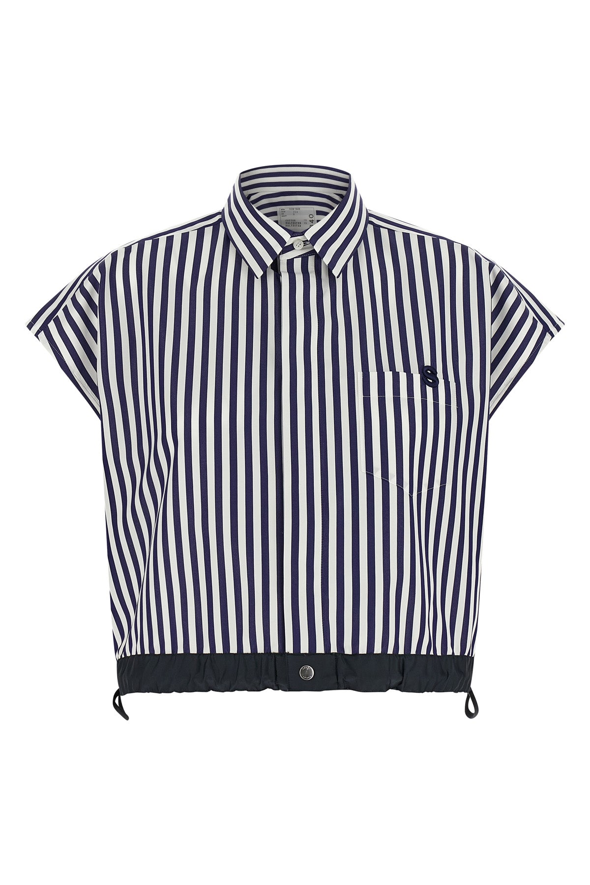 striped cotton poplin shirt