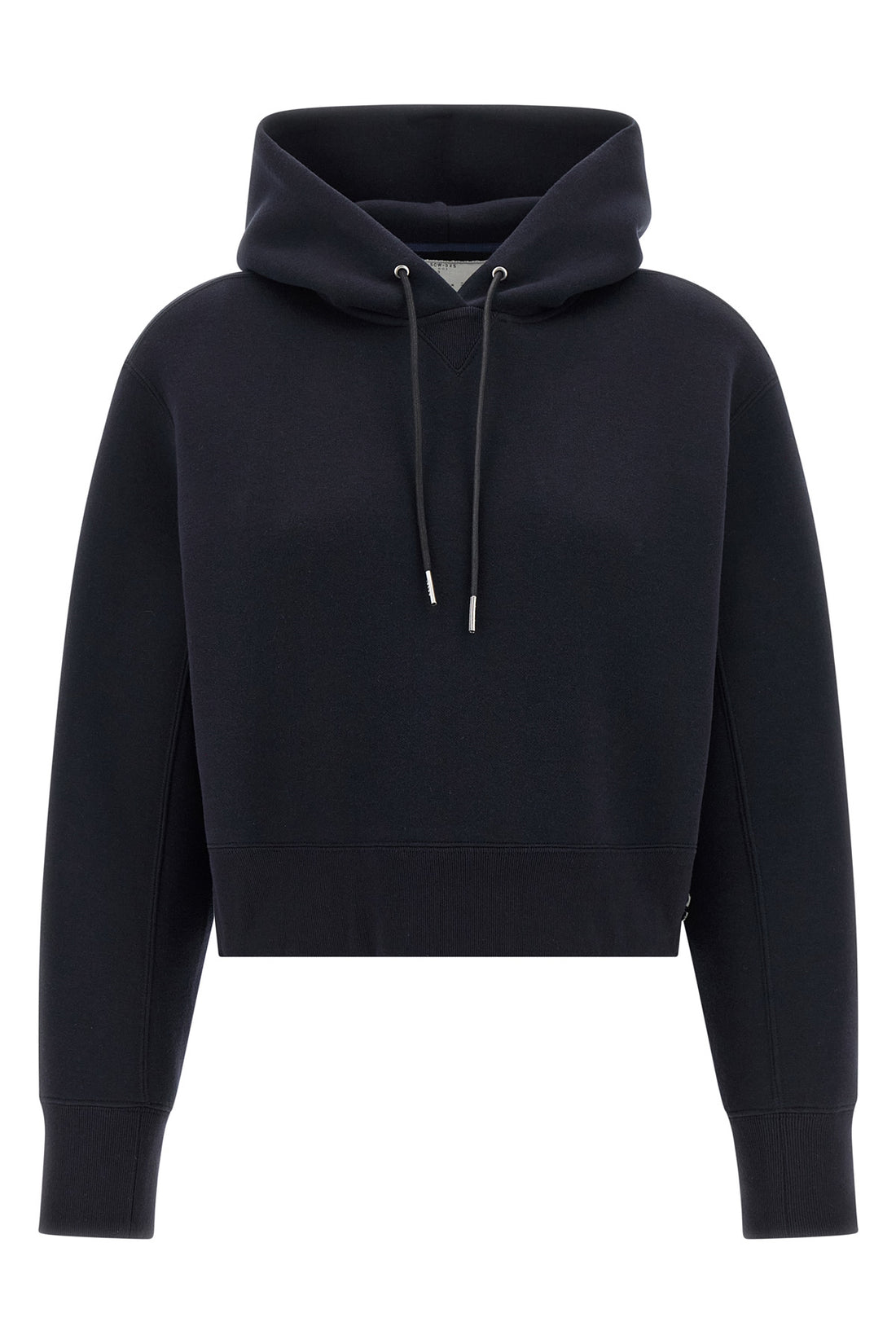 SACAI 1 sponge cotton blend hoodie