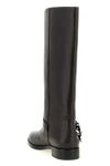 chevalpinko high boots define the silhouette through a rigorous construction in