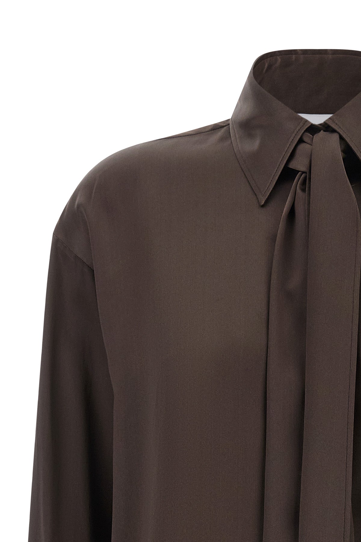 misenithes helen mini chemisier dress redefines the codes of elegance through