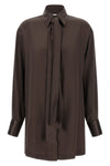 misenithes helen mini chemisier dress redefines the codes of elegance through