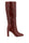 sellier boots in croc-embossed leather