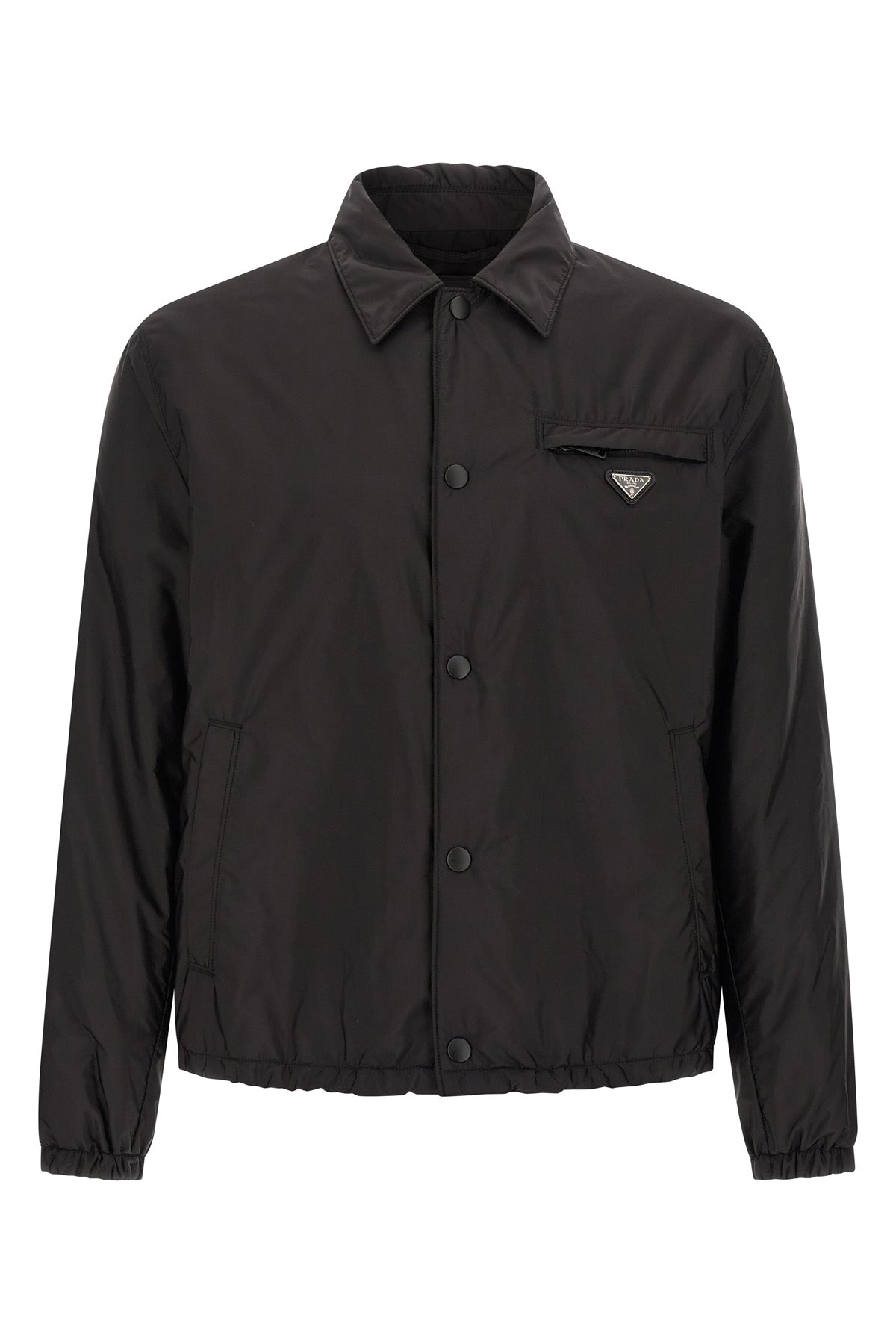 lightly padded re-nylon feather jacket