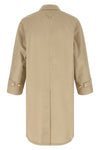 sartorial-inspired cotton trench coat