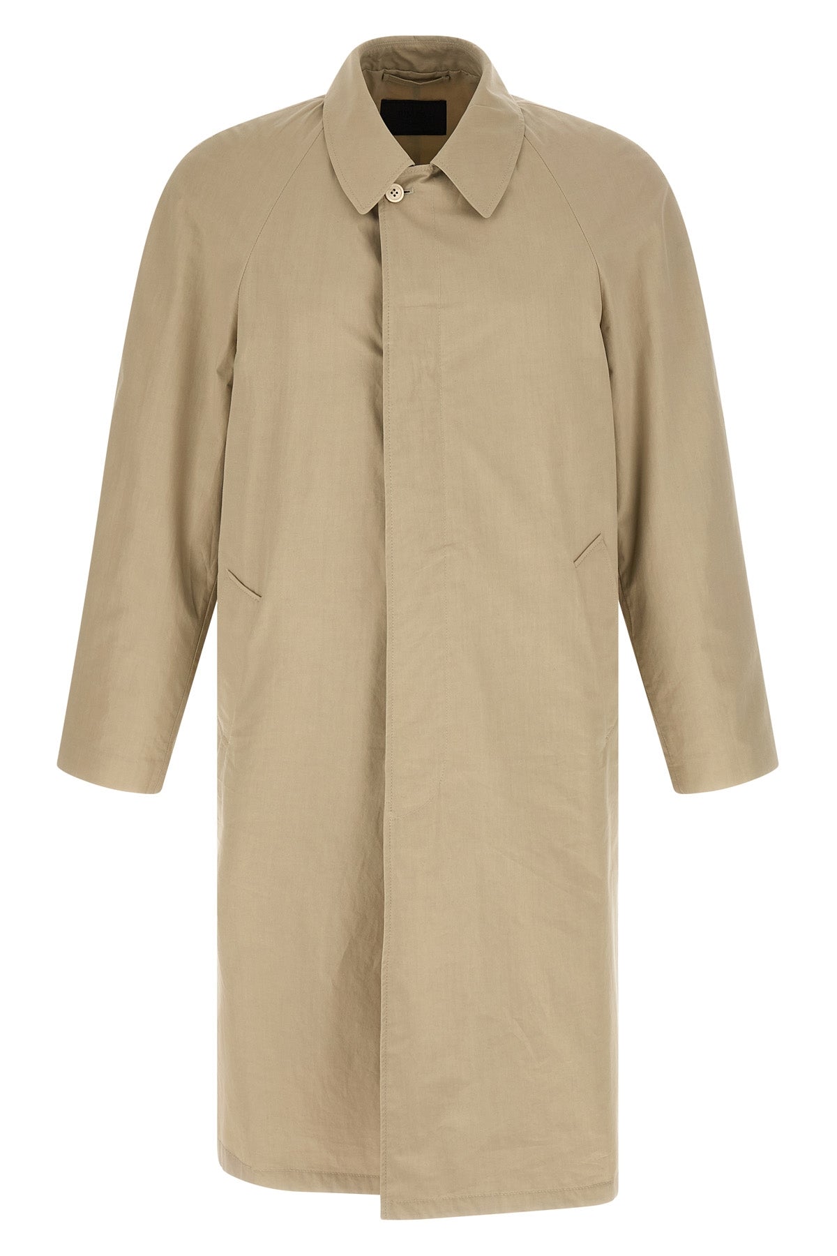 sartorial-inspired cotton trench coat