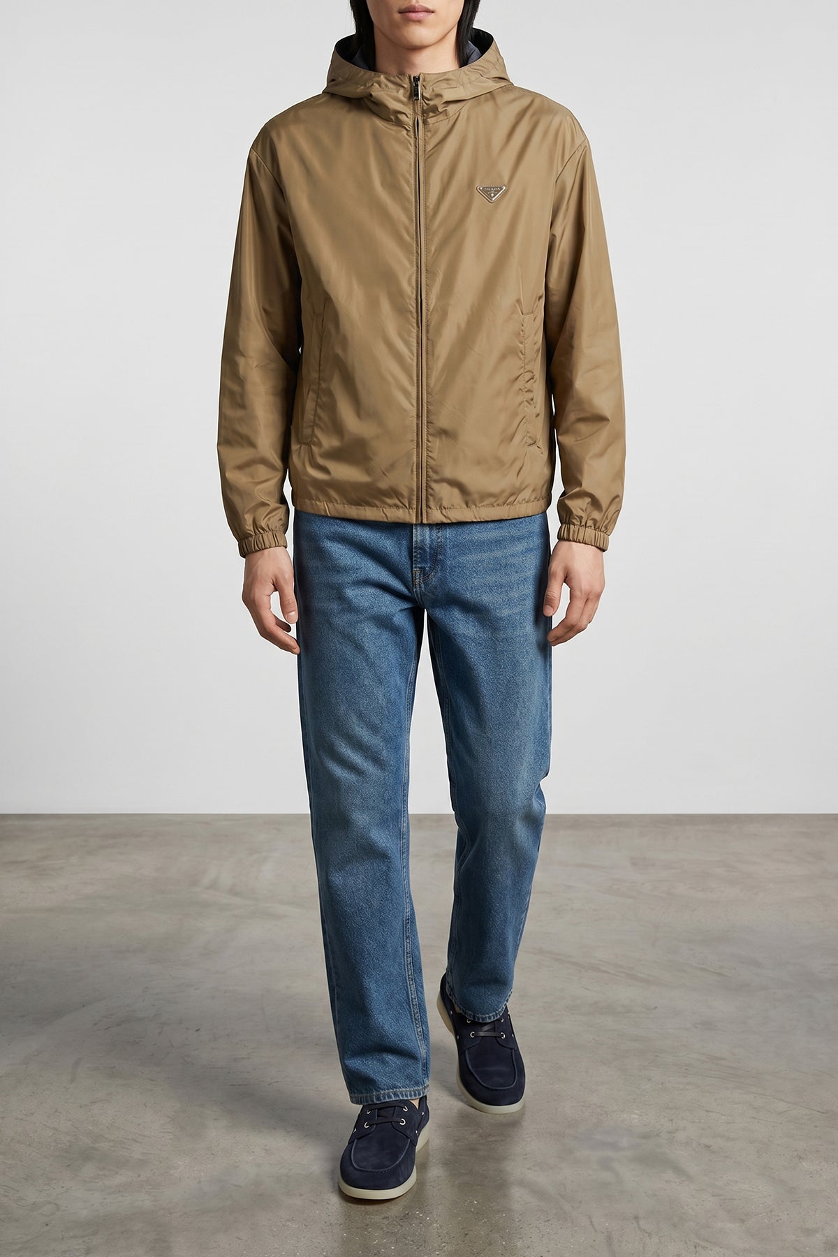reversible re-nylon feather jacket
