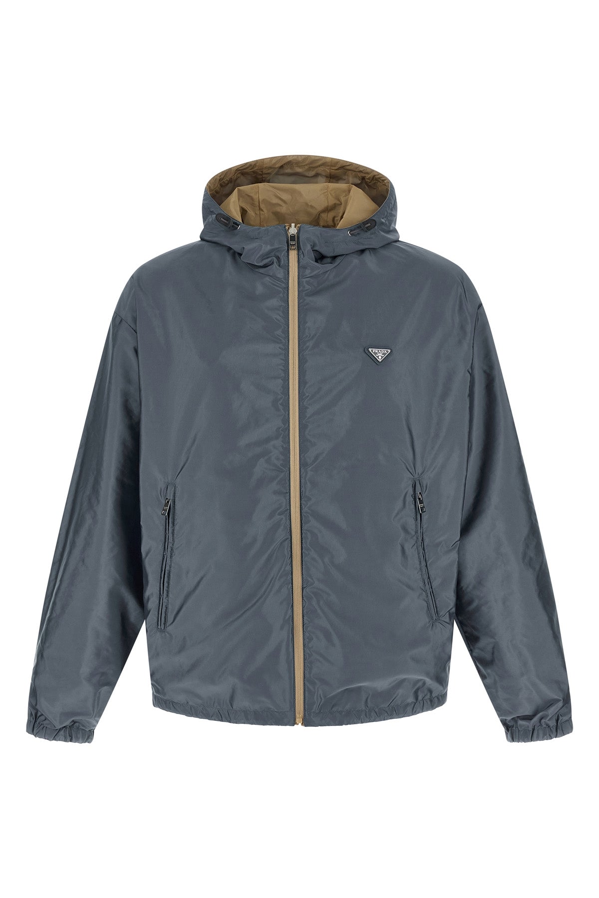 reversible re-nylon feather jacket