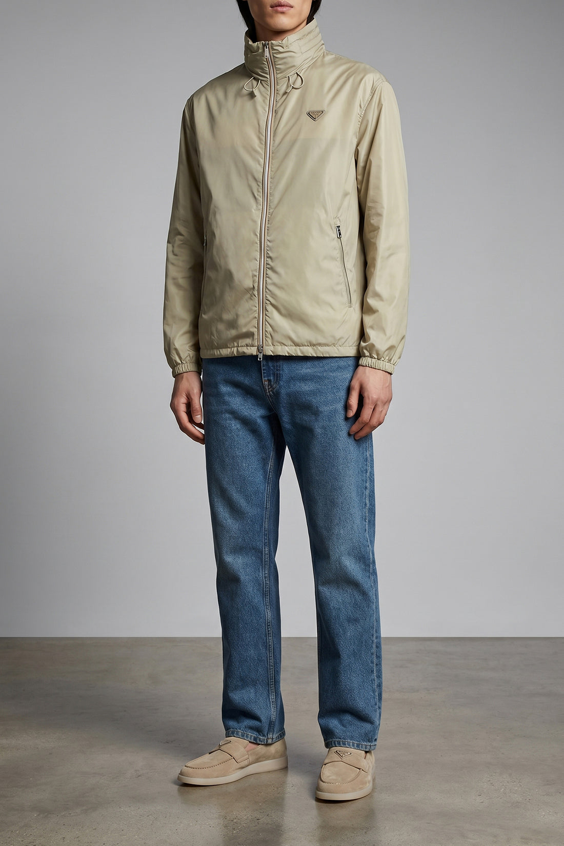 PRADA L re-nylon feather anorak