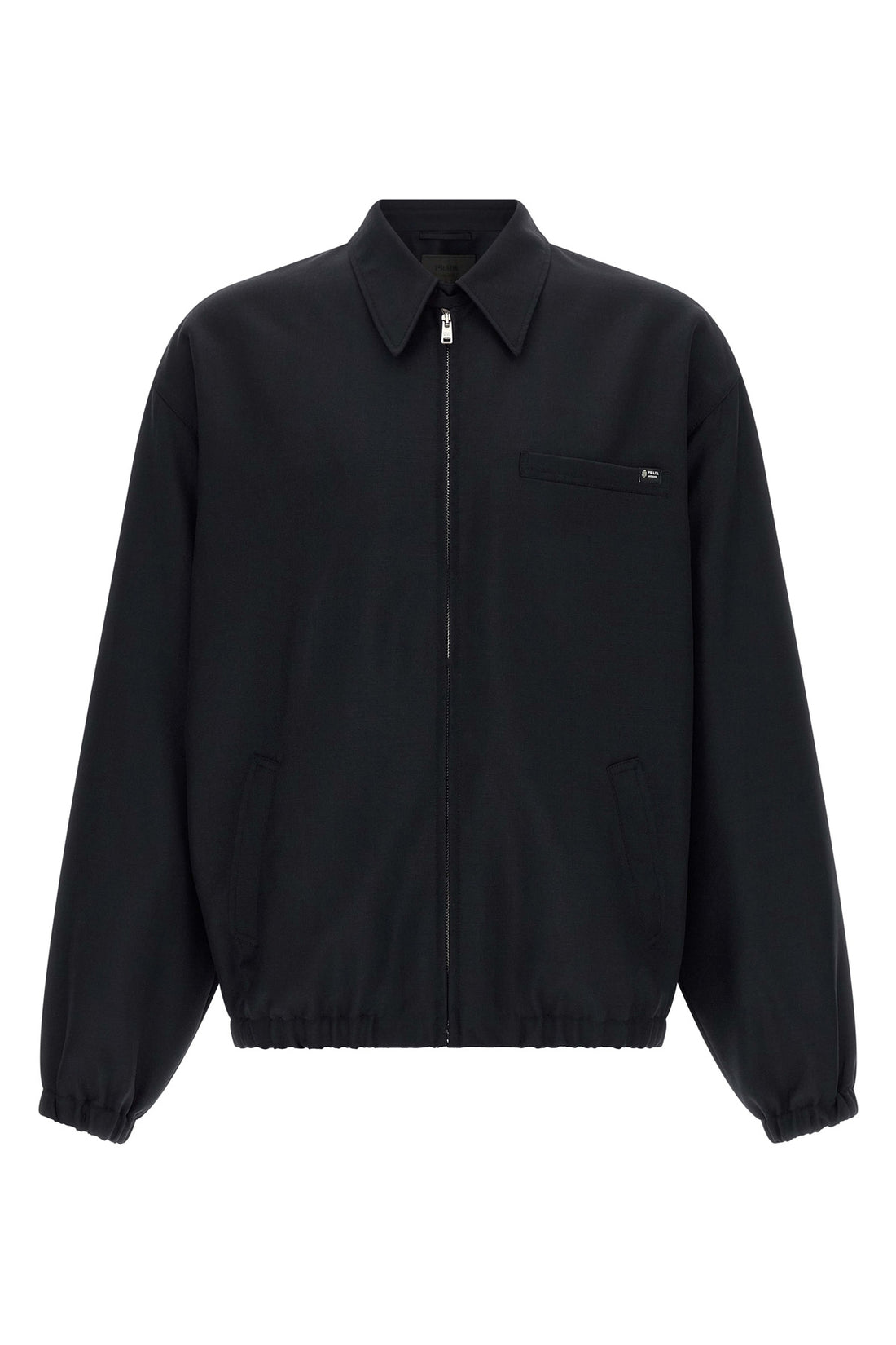 PRADA 48 light mohair wool blouson