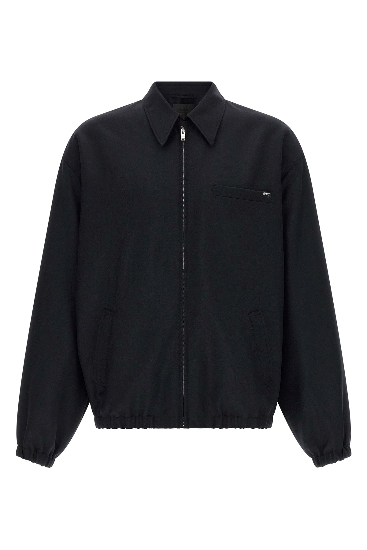 light mohair wool blouson