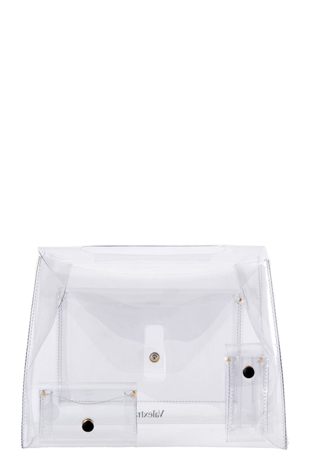 VALEXTRA OS inside mini clear plastic raincoat