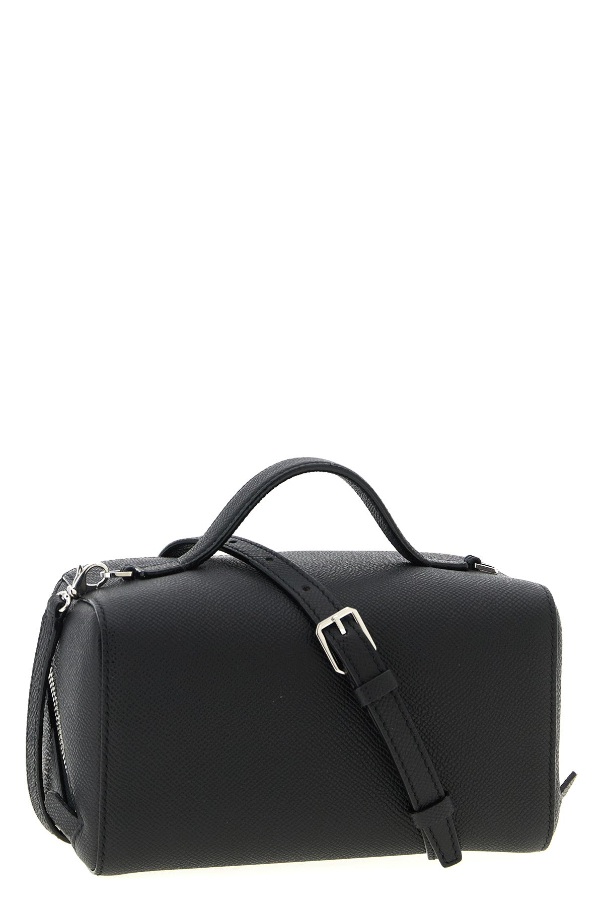 v-line beauty case shoulder bag in millepunte leather