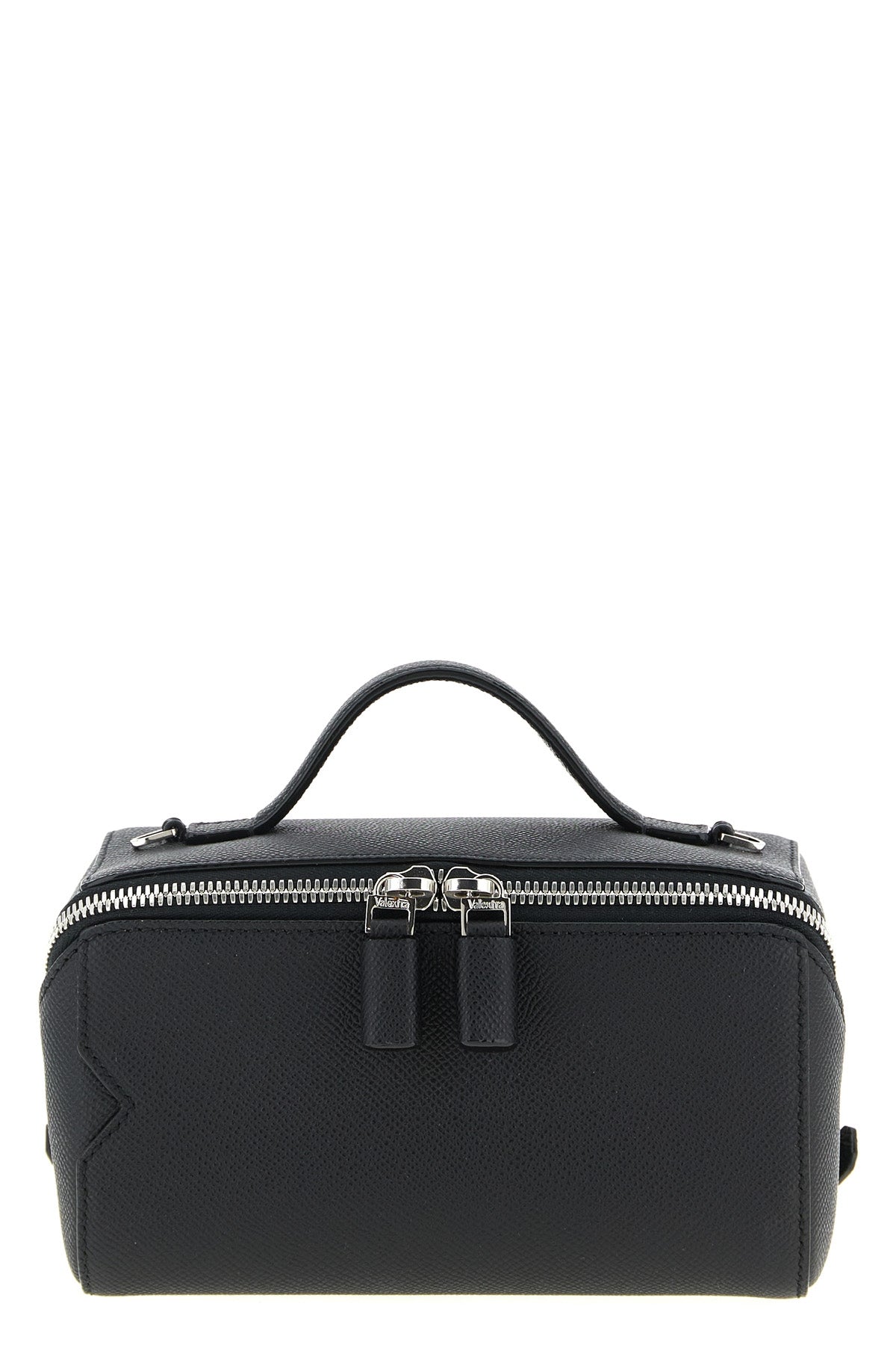 v-line beauty case shoulder bag in millepunte leather