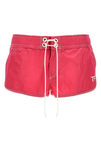 tech nylon shorts