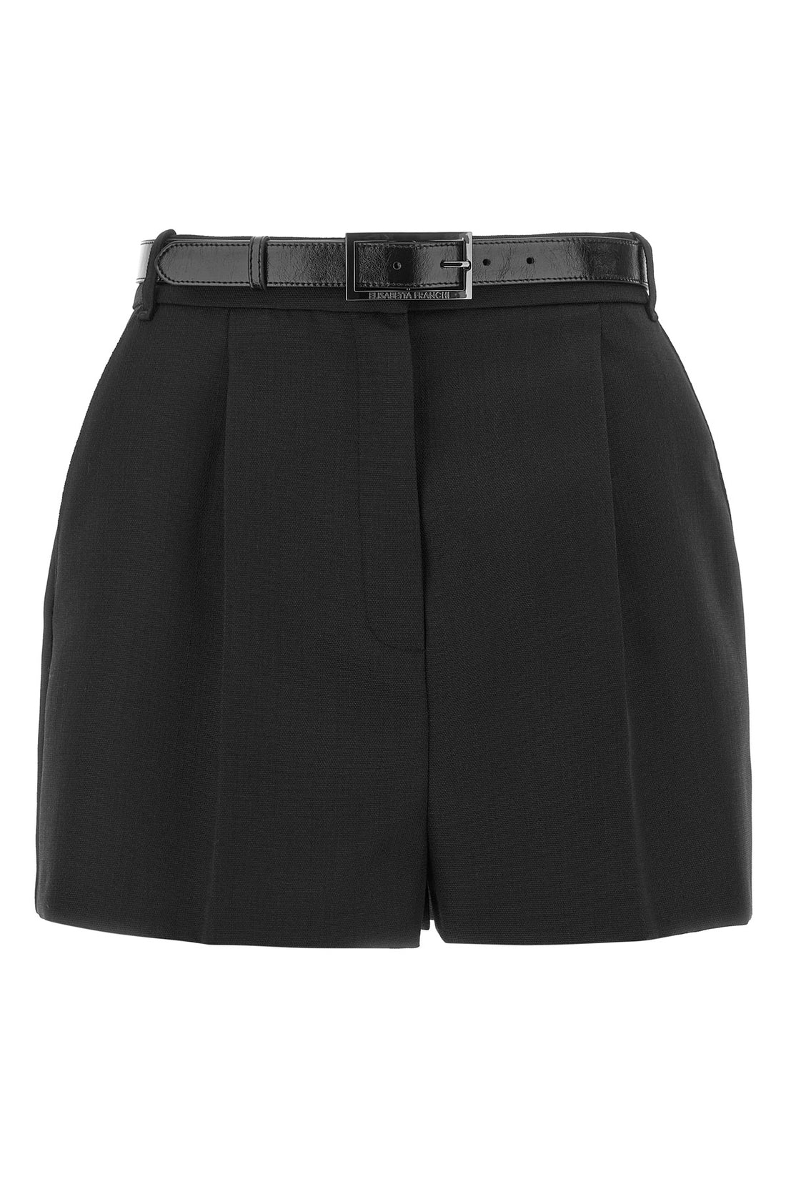 ELISABETTA FRANCHI 44 elisabetta franchi shorts redefine everyday tailoring through a high-waisted sil