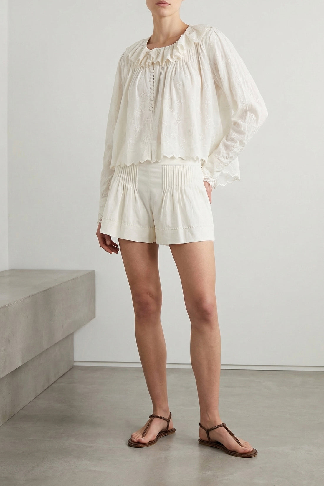 ISABEL MARANT 36 cybila cotton shorts