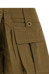 barta flared skort cotton canvas shorts