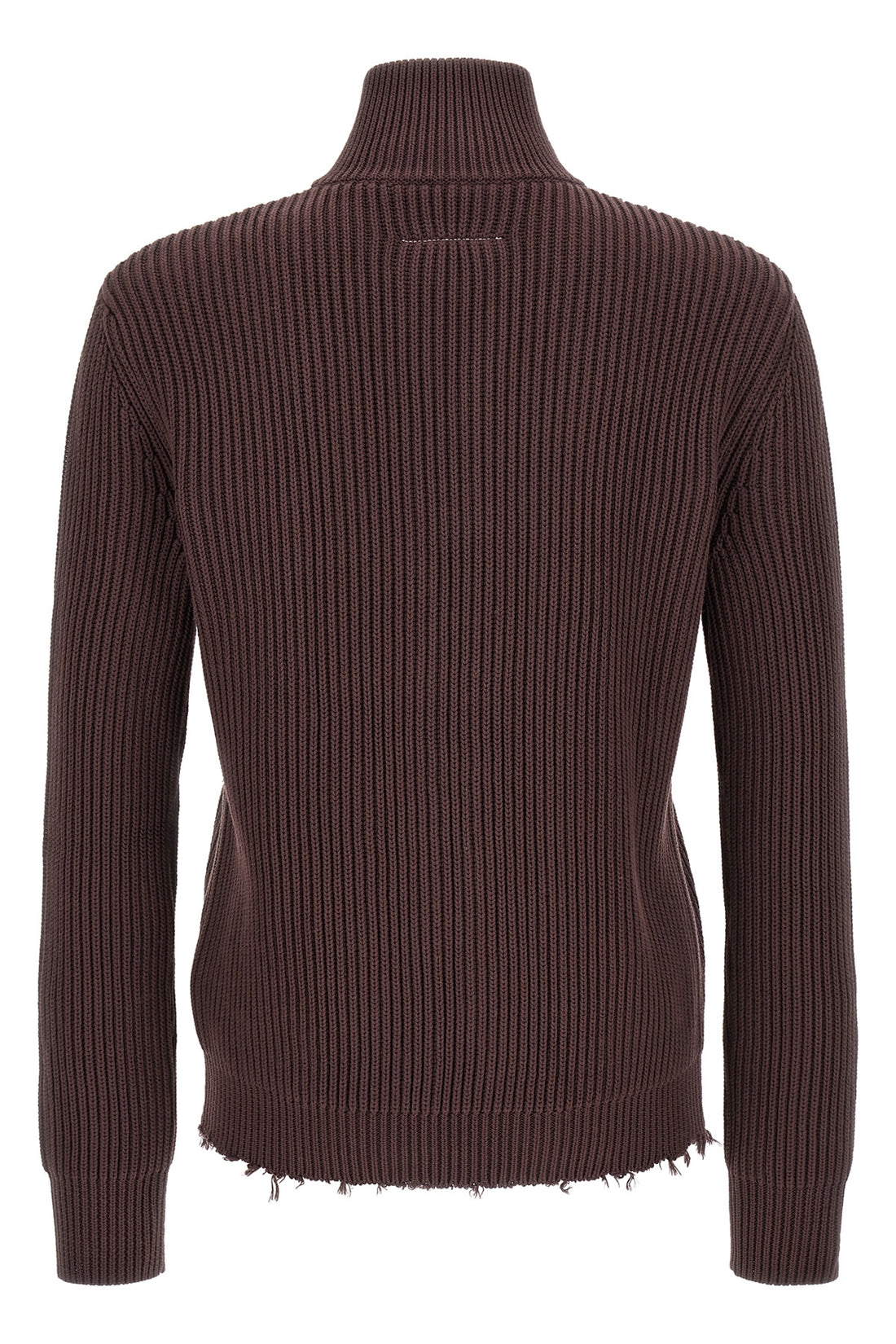 MM6 L maison margielas mm6 ribbed cotton turtleneck sweater