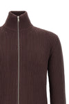 maison margielas mm6 ribbed cotton turtleneck sweater