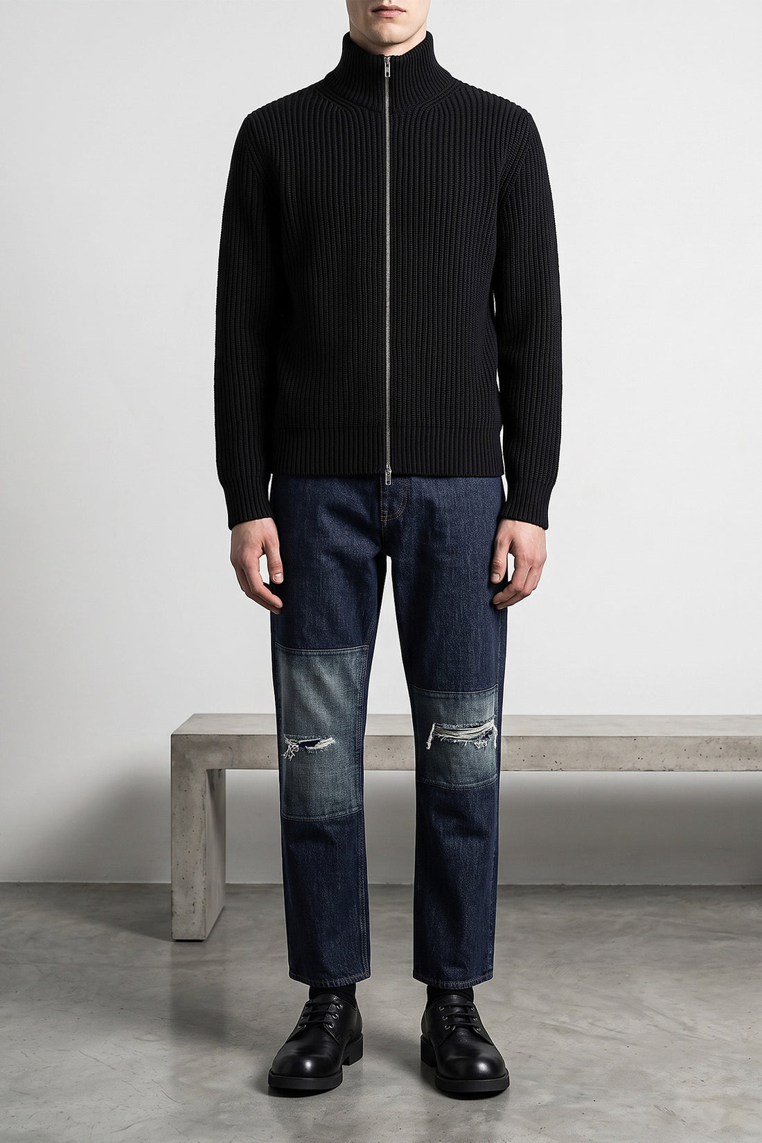 MM6 M the maison margiela mm6 knitted jacket