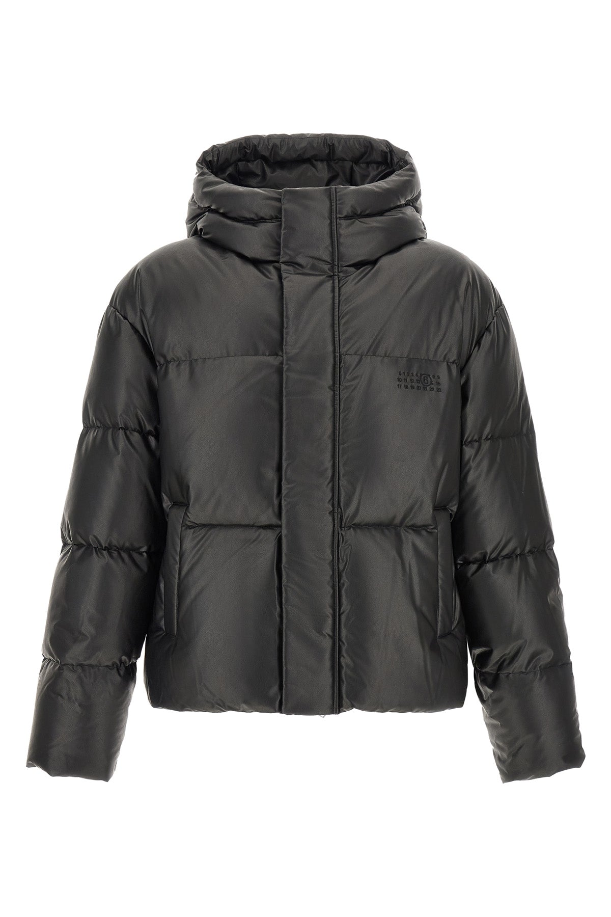 the mm6 maison margiela down jacket defines a new proportion in winter outerwear