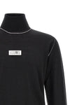 maison margiela mm6 virgin wool blend turtleneck sweater