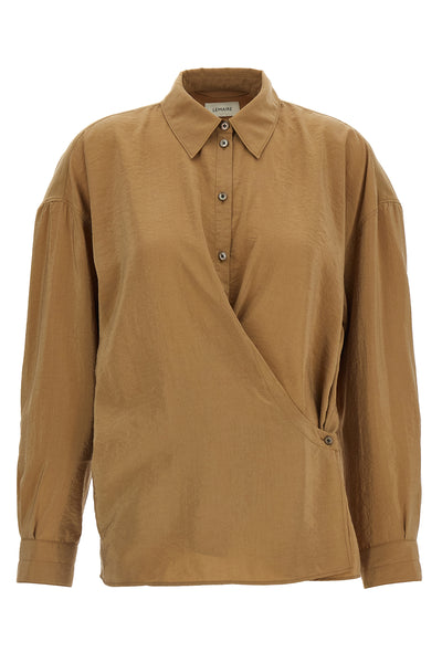 LEMAIRE 34 the lemaire twisted shirt stands out for its iconic asymmetrical construction