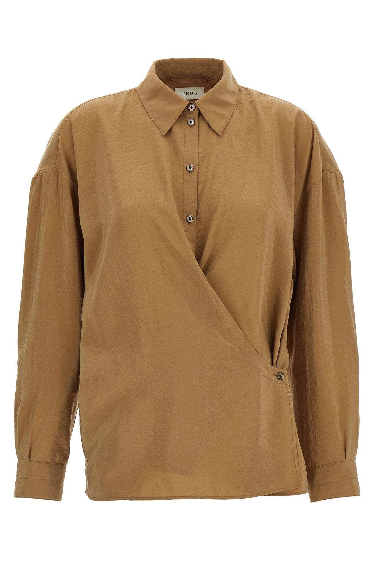 the lemaire twisted shirt stands out for its iconic asymmetrical construction