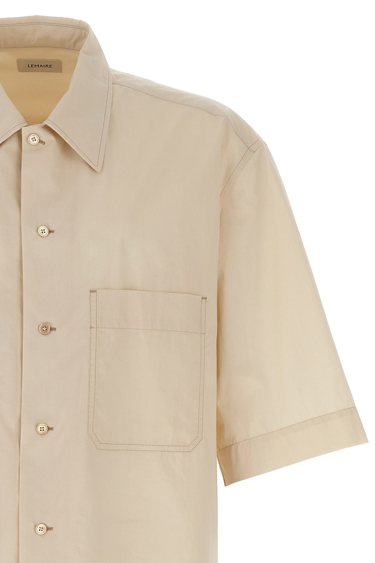 convertible shirt in light cotton poplin