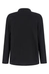 ascot blouse in light cotton and silk blend