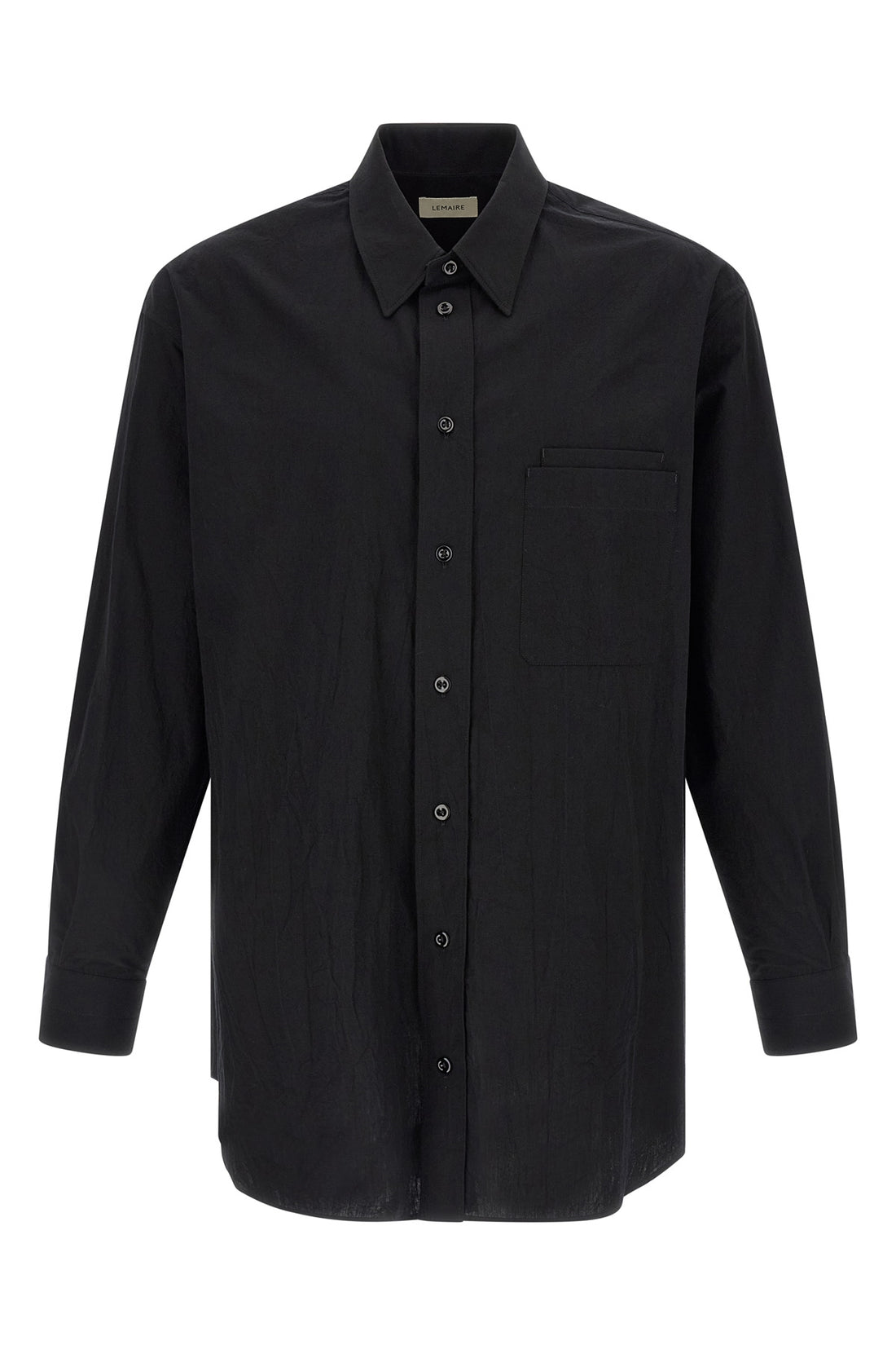 LEMAIRE 46 two pocket cotton crêpe shirt