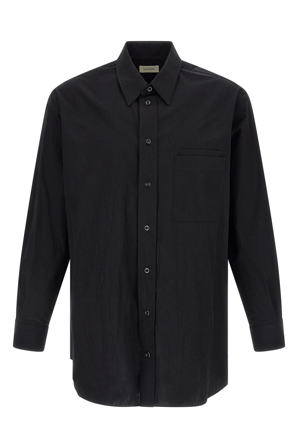 two pocket cotton crêpe shirt