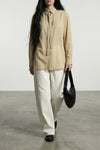 long silk shirt