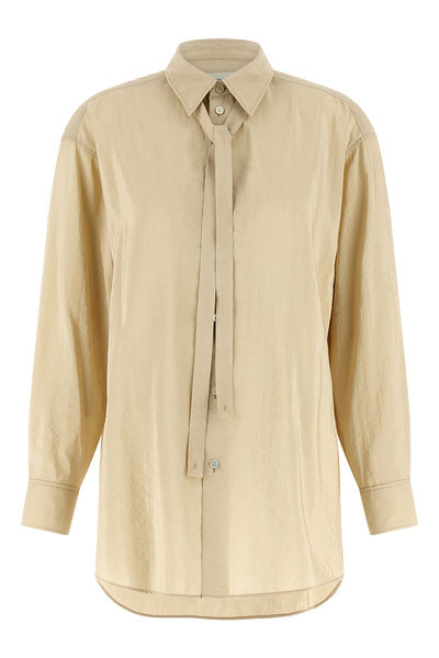 long silk shirt